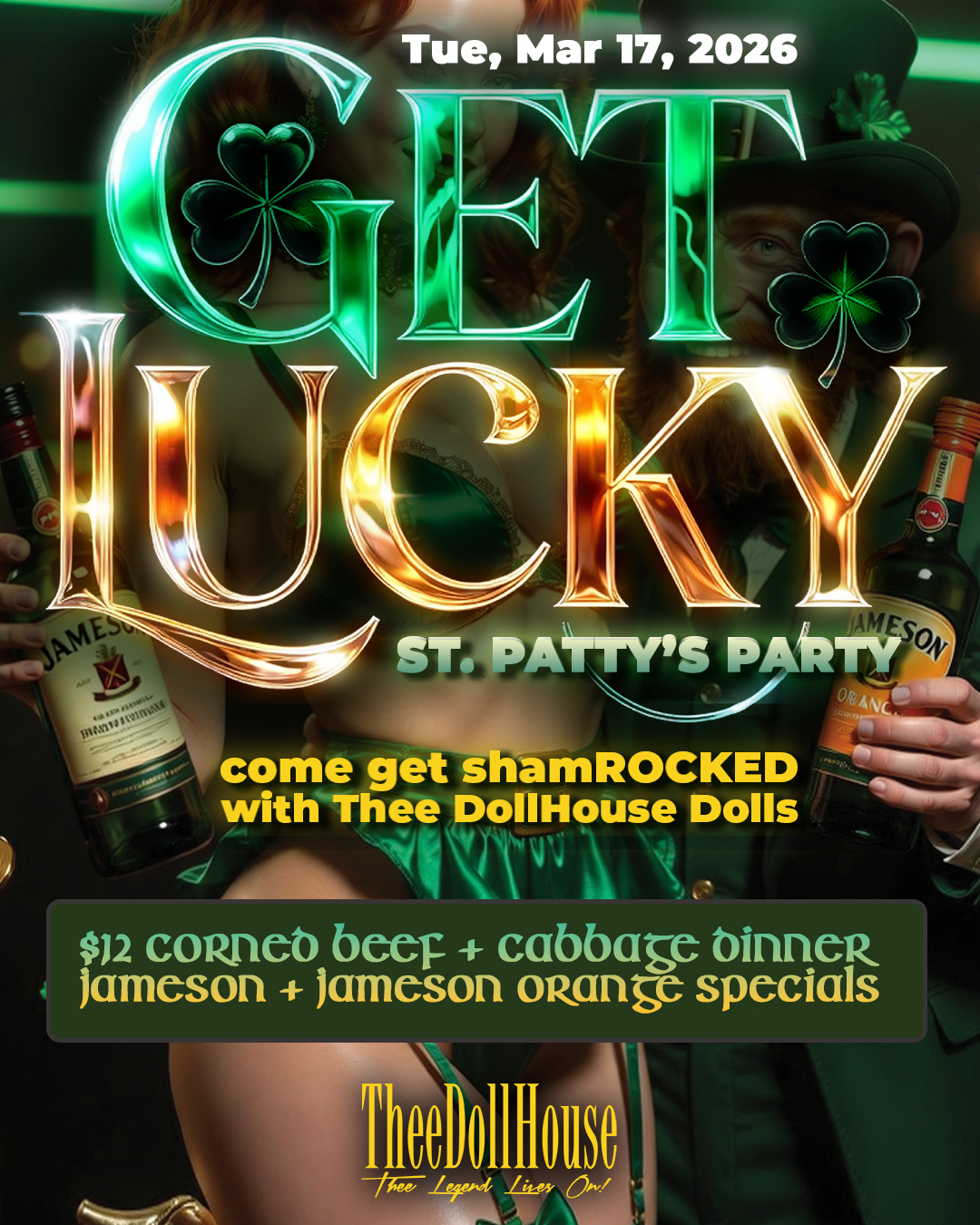 Get Lucky Tue March 17