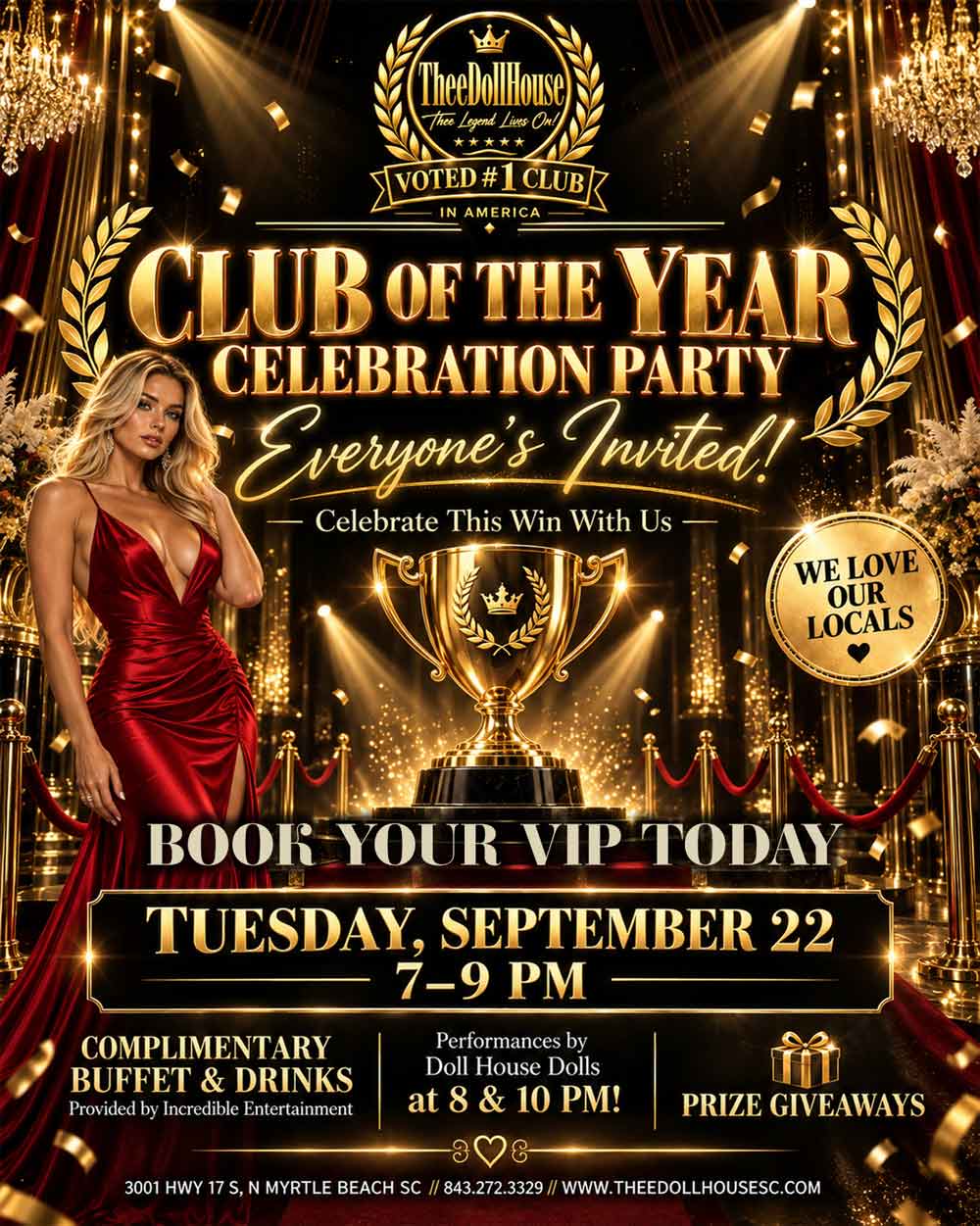 CLUB OF THE YEAR | TUES SEPT 22
