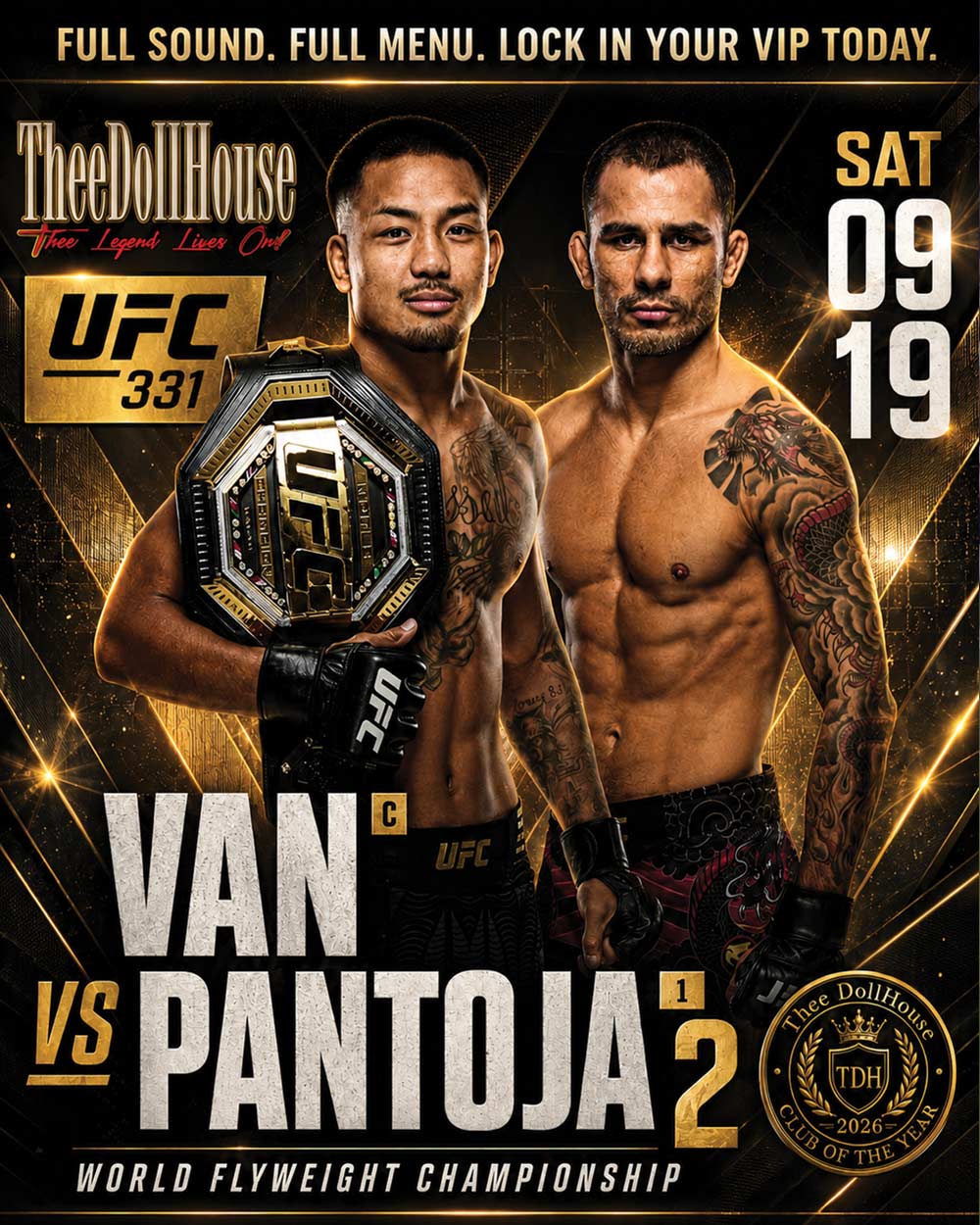 UFC331 | SAT SEPT 19